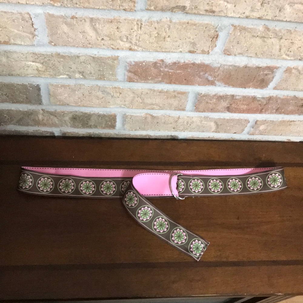 Pink Fabric Belt